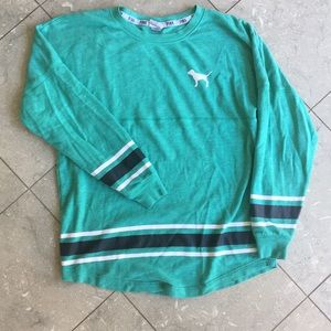 Victoria Secret’s Pink hockey style crew